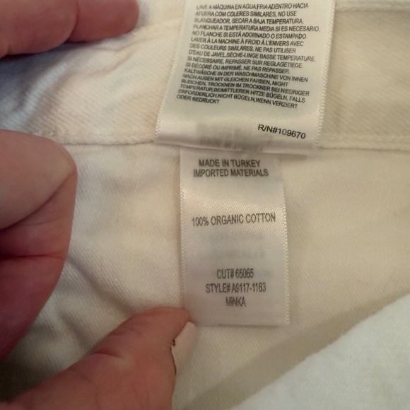 New AGolde Minka Cargo Pants in Milkshake - Picture 7 of 8